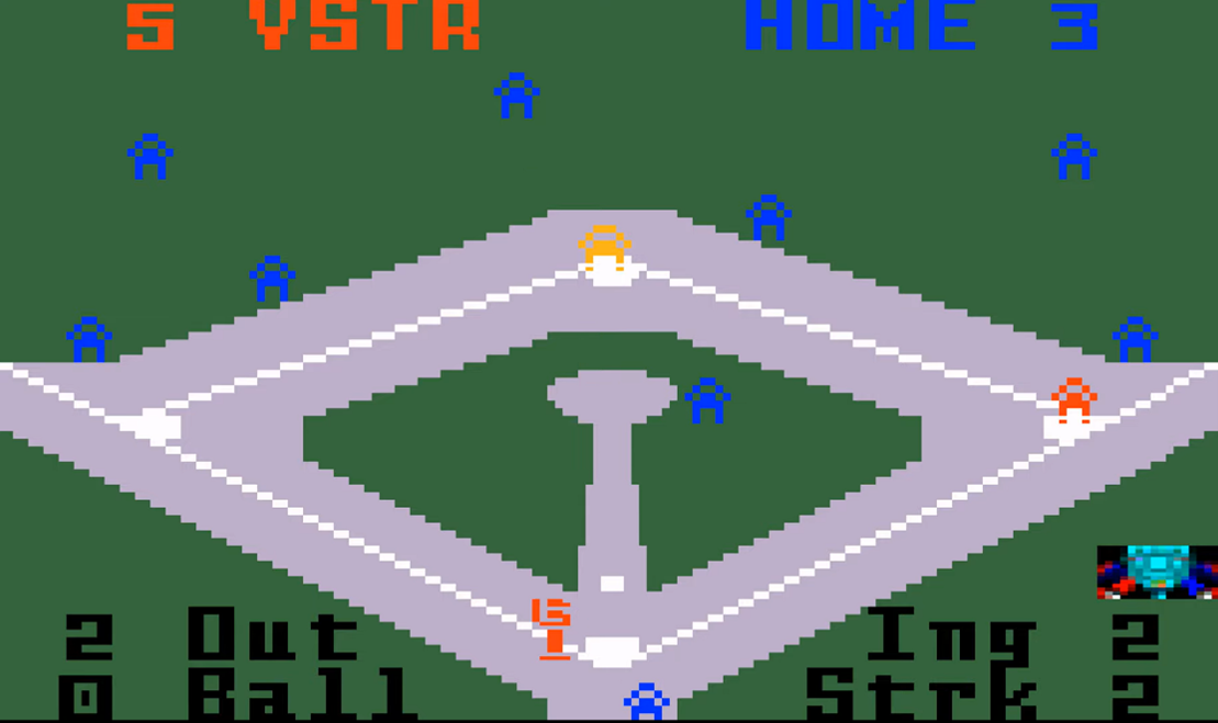 Image shows an AI baseball field.