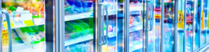 image of the refrigeration section at a convenience store