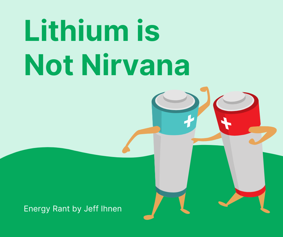 Lithium is Not Nirvana, Michaels Energy