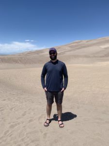 Max Holtz in Sand Dune