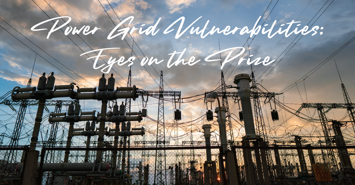 Power Grid Vulnerabilities; Eyes on the Prize, Michaels Energy