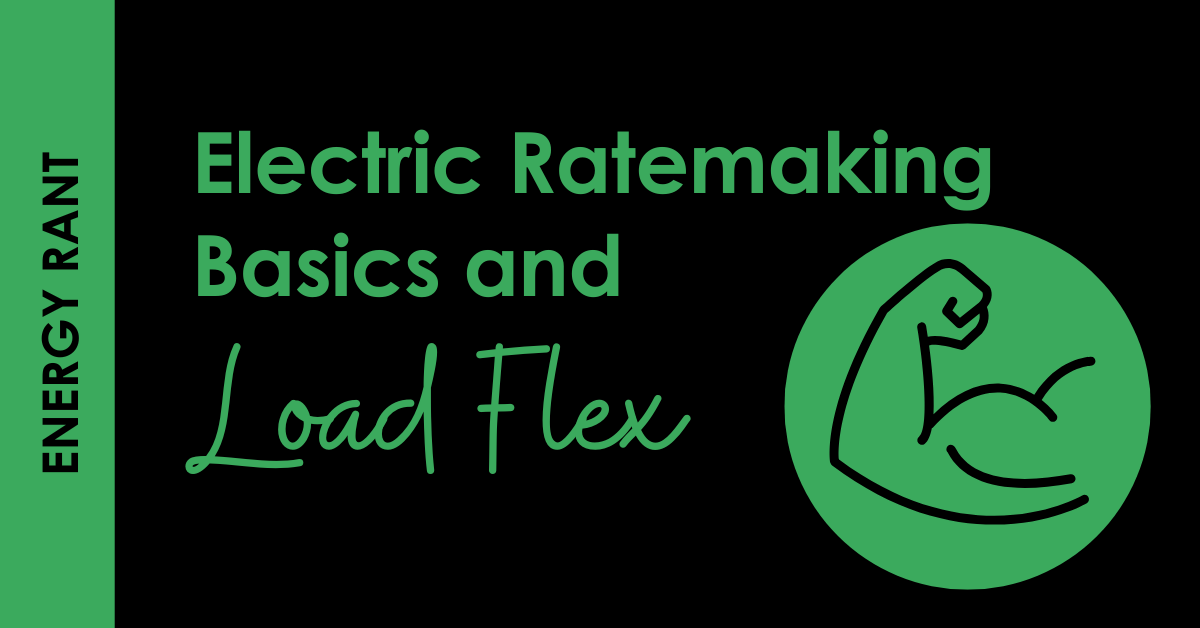 Electric Ratemaking Basics and Load Flex, Michaels Energy