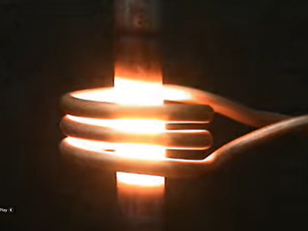 Figure 2 Shows an Induction Heating Demonstration