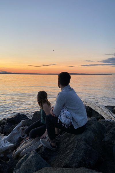 Image shows Alyssa and her husband.