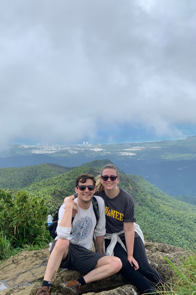 Image shows Amanda Winters and her husband, Jack.