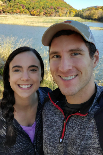 Image shows David and his wife.