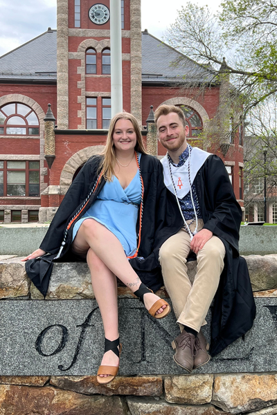 Image shows Jared Casey and his partner, Katie.